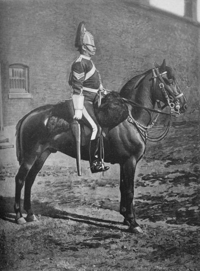 Sierżant, 2. Dragon Guards Queens Bays, c1880 autorstwa Gregory and Co