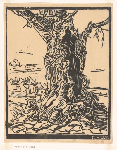 Linde w Lage-Vuursche autorstwa Gretha Pieck