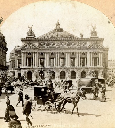 Wielka Opera, Paryż, koniec XIX wieku. autorstwa Griffith and Griffith