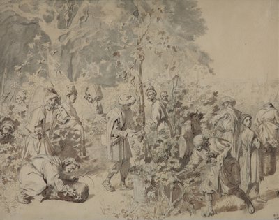 Zbiór winogron, w latach 1840-1847 autorstwa Grigori Grigorevich Gagarin