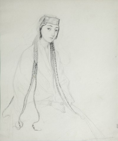 Portret księżnej Marii Maiko Orbeliani 1818-1849, 1840-1842 autorstwa Grigori Grigorevich Gagarin