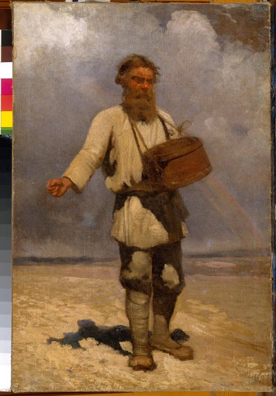 Siedem. Painture de Grigori (Grigory, Grigory) Grigorievich Myasoedov (Myasoedov, Myasoedov) (1834-1911), huile sur toile autorstwa Grigori Grigoryevich Myasoedov