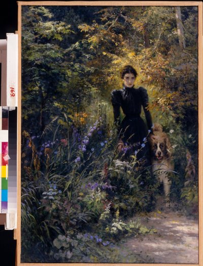 Jesteśmy porzuceni. Obraz Grigorija (Grigoriy, Grigory) Grigoryevich Myasoyedov (Myasoedov, Miasoedov) (1834-1911), olej na płótnie autorstwa Grigori Grigoryevich Myasoedov