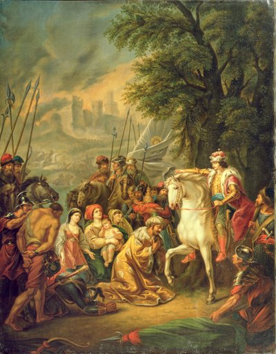 Car Iwan IV (1530-84) Zdobycie Kazania w 1552 roku autorstwa Grigoriy Ivanovich Ugryumov
