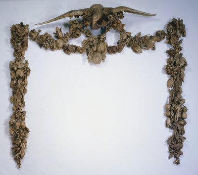 Dekoracja nadmantelowa, ok. 1900 r. 1675-1677. autorstwa Grinling Gibbons