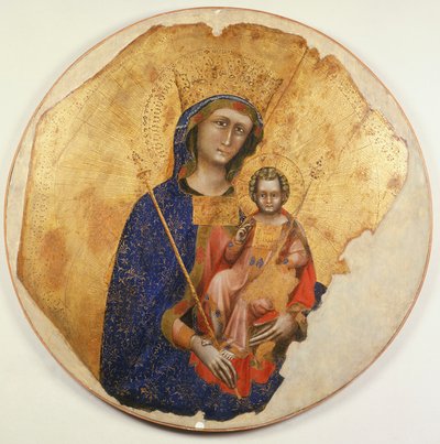 Madonna z Dzieciątkiem, autorstwa Ridolfo Guariento lub Guariento di Arpo (czynny od 1338 do 1370) autorstwa Guariento di Arpo