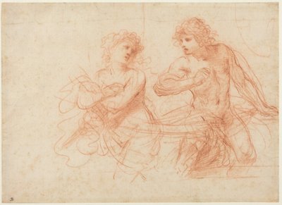 Amnon i Tamar autorstwa Guercino (1591-1666)
