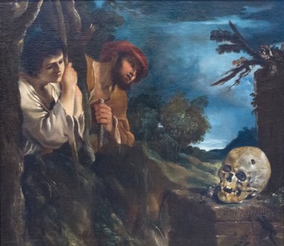 Pasterze w Arkadii autorstwa Guercino (1591-1666)