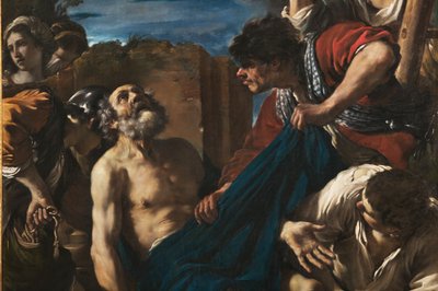 Męczeństwo św. Piotra, fragment 2384646 autorstwa Guercino (1591 1666)