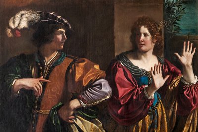Amnon i Tamar autorstwa Guercino