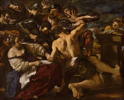 Samson pojmany przez Filistynów autorstwa Guercino (1591 1666)