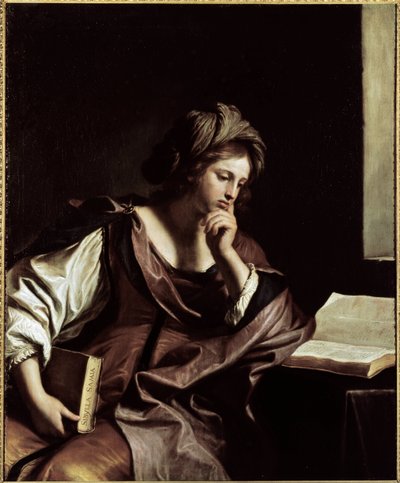 Sybilla z Samos - Olej na płótnie autorstwa Guercino