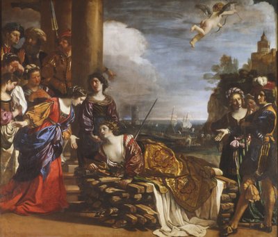 Śmierć Dido autorstwa Guercino