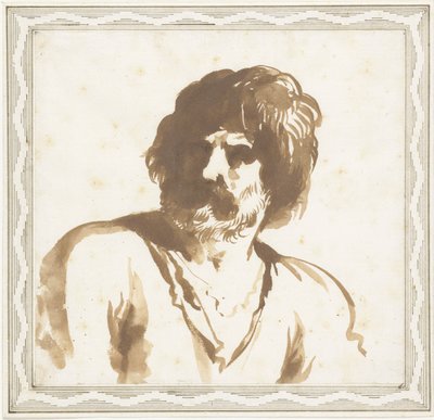 Popiersie mężczyzny autorstwa Guercino (attributed to)