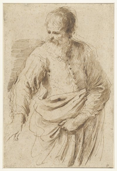 stojący staruszek autorstwa Guercino (attributed to)