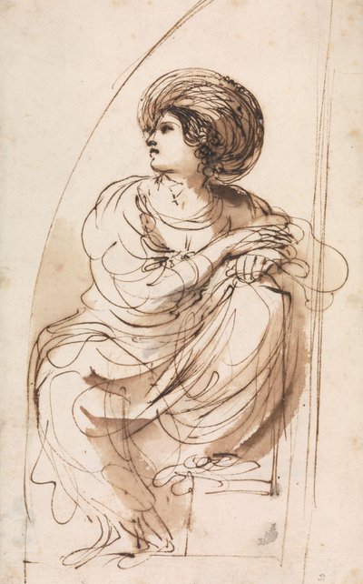 Do Sibyl autorstwa Guercino