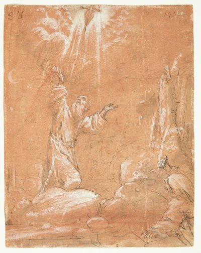 Stygmatyzacja św. Franciszka z Asyżu autorstwa Guercino