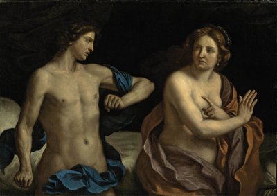 Guercino - Amnon i Tamar autorstwa Guercino