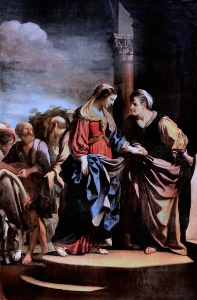 Guercino - Nawiedzenie. Nawiedzenie, 1632 autorstwa Guercino
