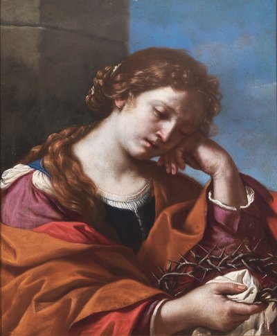 Maria Magdalena z koroną cierniową, 1632. autorstwa Guercino