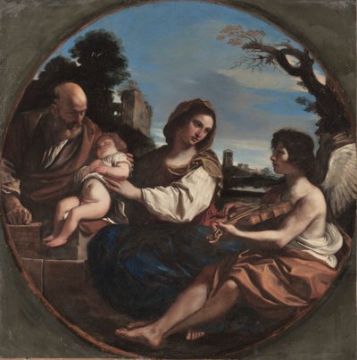 Odpocznij w locie do Egiptu autorstwa Guercino