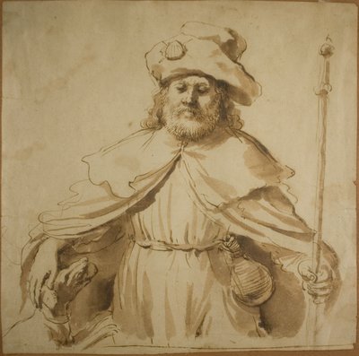 Saint-Roch autorstwa Guercino
