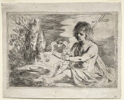 Św. Jan Chrzciciel autorstwa Guercino