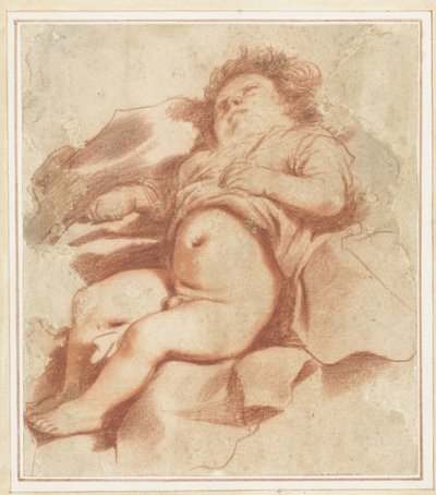 Badanie śpiącego dziecka autorstwa Guercino