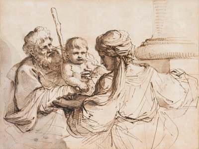 Święta Rodzina autorstwa Guercino