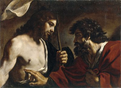 Niedowierzanie św. Tomasza autorstwa Guercino