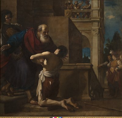 Powrót syna marnotrawnego, 1617 autorstwa Guercino
