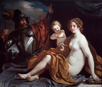 Wenus, Mars i Miłość autorstwa Guercino