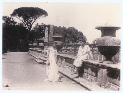 Bagnaia, Villa Lante (zdjęcie) autorstwa Guglielmo (1852 1930) Plüschow