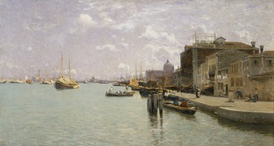 Rano na Giudecca w Wenecji autorstwa Guglielmo Ciardi