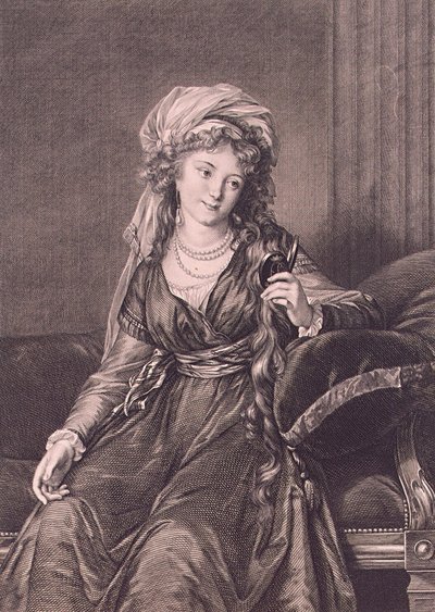 Portret hrabiny Jekateryny Skawronskiej z d. von Engelhardt 1761-1829, 1791 autorstwa Guglielmo Morghen