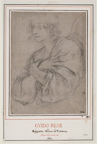Anioł ze skrzyżowanymi ramionami autorstwa Guido Reni