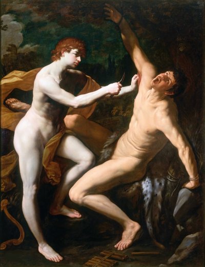 Apollo i Marsjasz, ca. autorstwa Guido Reni