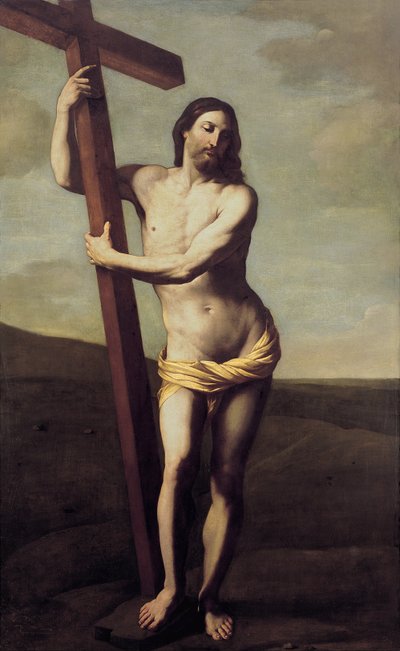Chrystus ogarniający krzyż autorstwa Guido Reni