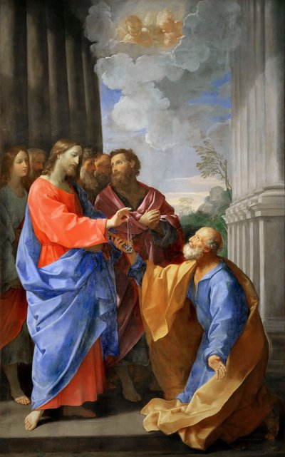Chrystus dający klucze św. 1620. autorstwa Guido Reni