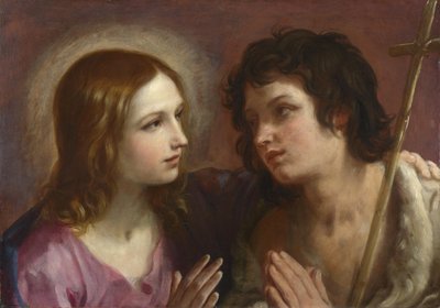 Chrystus ogarniający św. Jana Chrzciciela, ok. godz. 1640 autorstwa Guido Reni