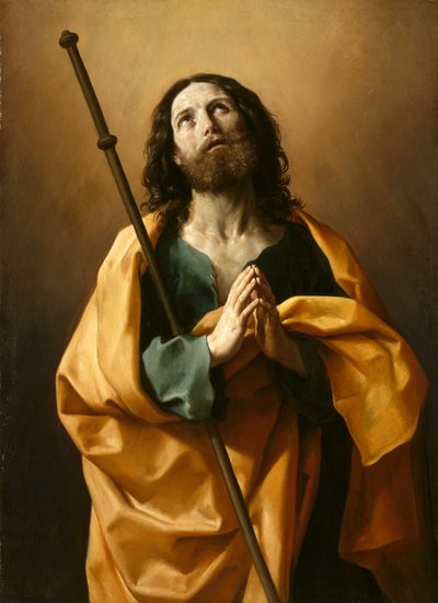 Św. Jakub Większy, ok. 1636-38 (olej na płótnie) autorstwa Guido Reni