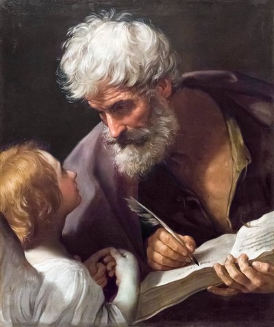 Święty Mateusz Ewangelista autorstwa Guido Reni