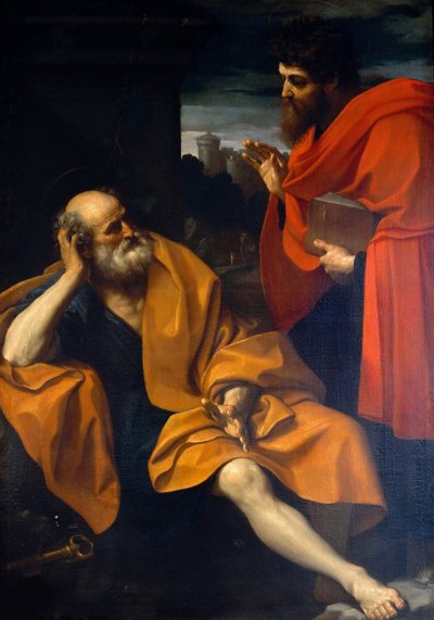 Apostołowie św. Piotr i św. 1605. autorstwa Guido Reni