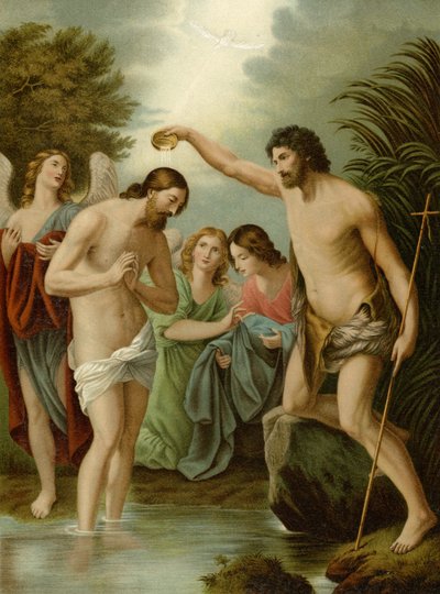 Chrzest Chrystusa autorstwa Guido Reni