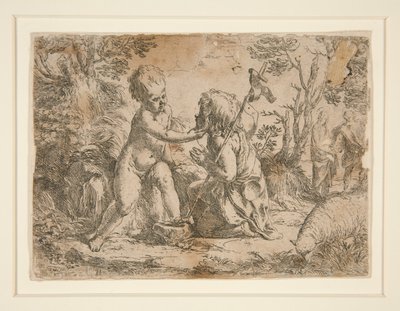 Dzieciątko Jezus i św. Jan Chrzciciel autorstwa Guido Reni