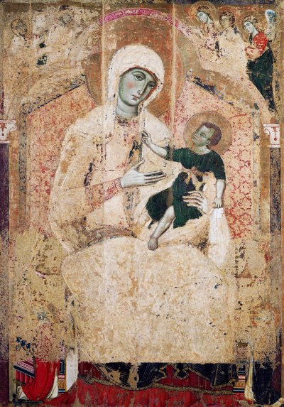 Intronizowana Madonna autorstwa Guido da Siena