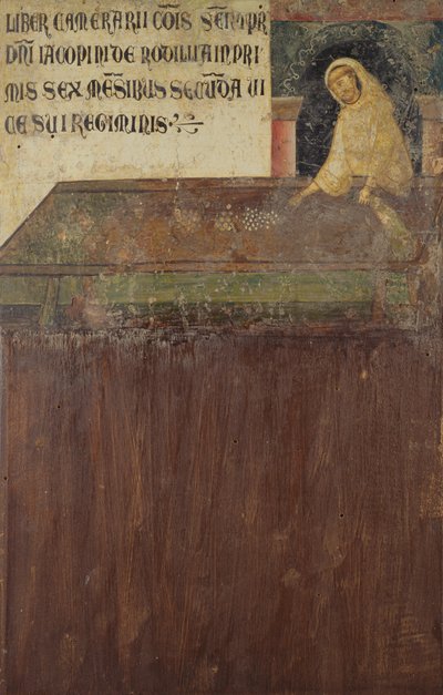 Don Bartolomeo, mnich cysterski z San-Galgano autorstwa Guido di Graziano