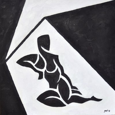 Lygia Nº4, 2014 (olej na płótnie) autorstwa Guilherme Pontes