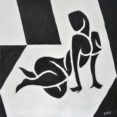 Lygia Nº 3, 2014 (olej na płótnie) autorstwa Guilherme Pontes