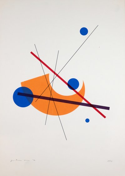 Ruch nr 3, 2019 (sitodruk) autorstwa Guilherme Pontes